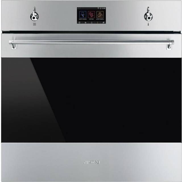 Smeg Serie Classic Inbyggnadsugn med mikro SO6303APX (rostfri)