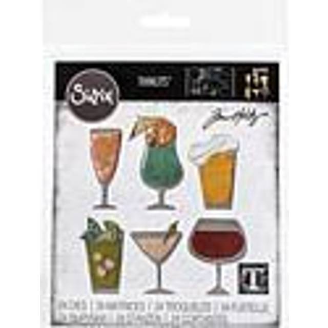 Sizzix Thinlits Dies By Tim Holtz-Happy Hour 664435