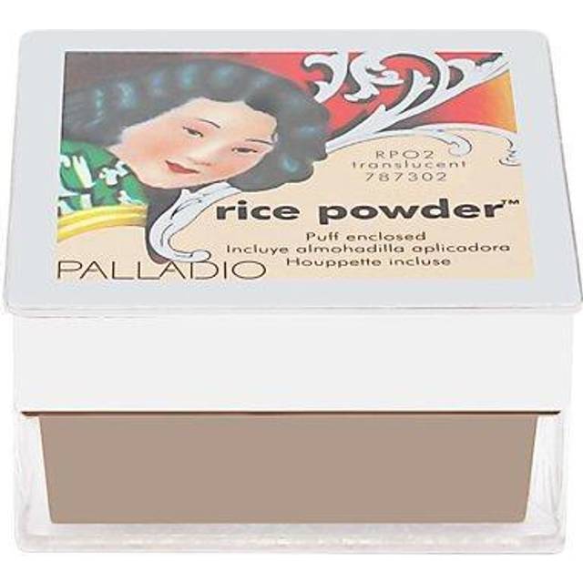 Palladio Rice Powder  Translucent  Loose Setting Powder  Absorbs Oil  Leaves Face Looking and Feeling Smooth  Helps Makeup Last Longer For a Flawless