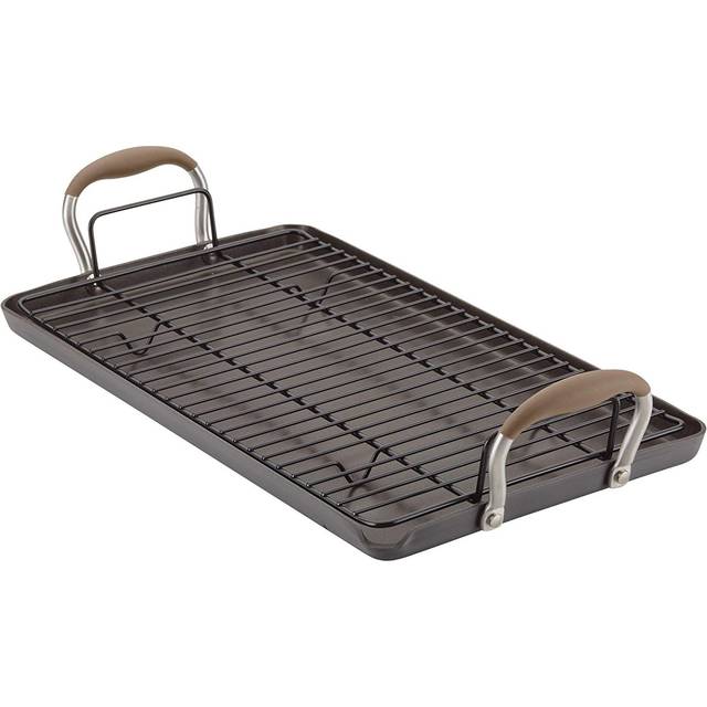 Advanced Home 10" x 18" Double Burner Griddle - Indigo