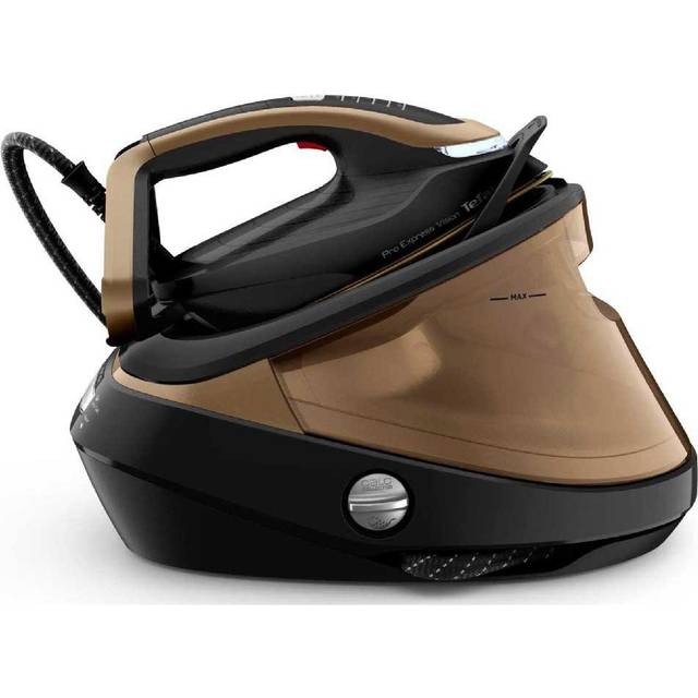 Tefal Pro Express Vision GV9820 High Pressure Steam Generator Iron, Black/Gold