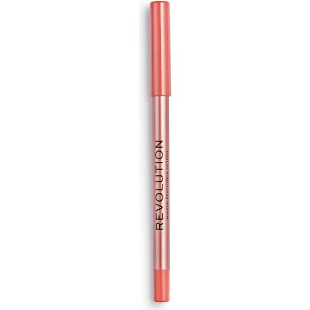 Revolution Satin Kiss Lipliner Heart Race Peach Nude