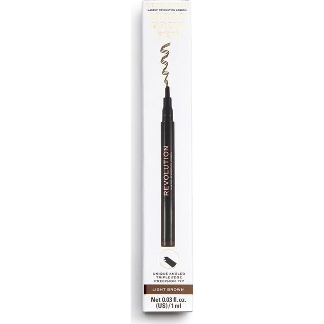 Revolution Beauty Micro Brow Pen Light Brown 1 ml
