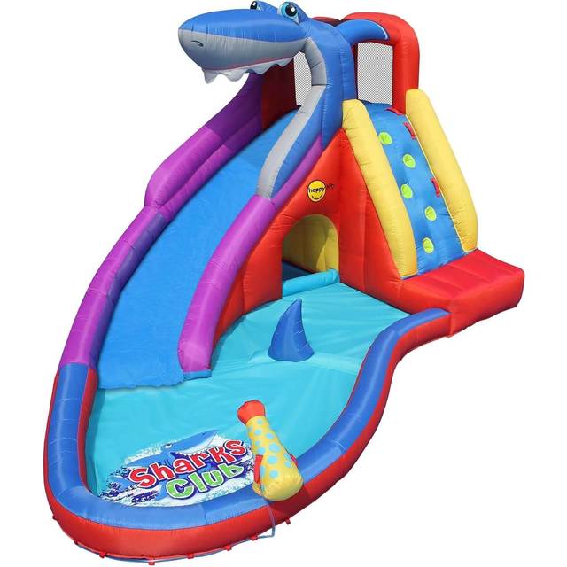 Happy Hop Sharks Club Bouncer with Air Blower - Multi