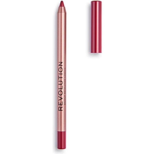 Revolution Satin Kiss Lipliner Rosé Muted Red