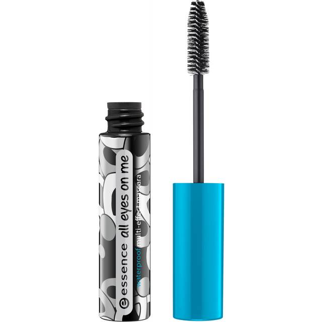 essence All Eyes on Me Vattentät förlängande, böjande och volymskapande maskara Skugga 01 Black 8 ml