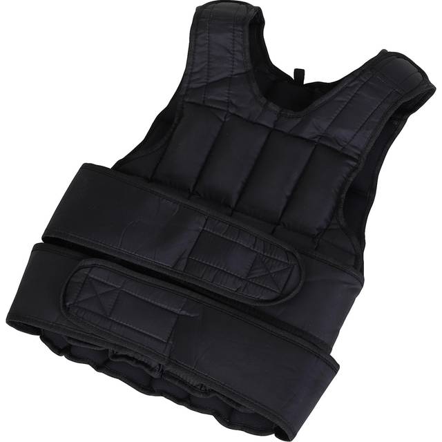 Homcom 20kg Adjustable Metal Sand Weight Vest Black