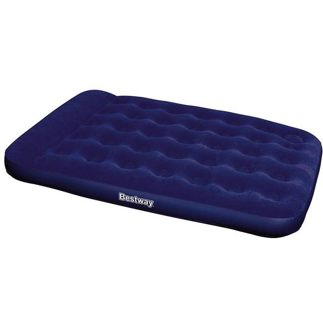 Bestway Easy Inflate Double Flocked Airbed - One Colour