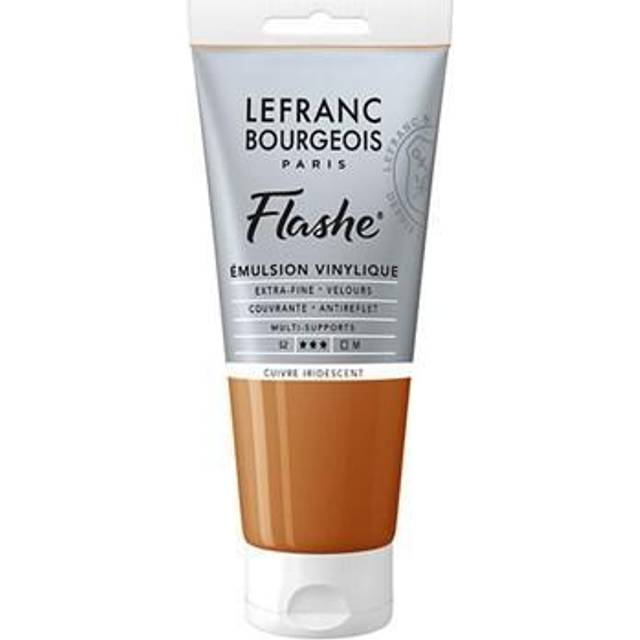 Lefranc Bourgeois Flashe Acrylic Vinyl Paint 80ml - Copper Iridescent - Metallic