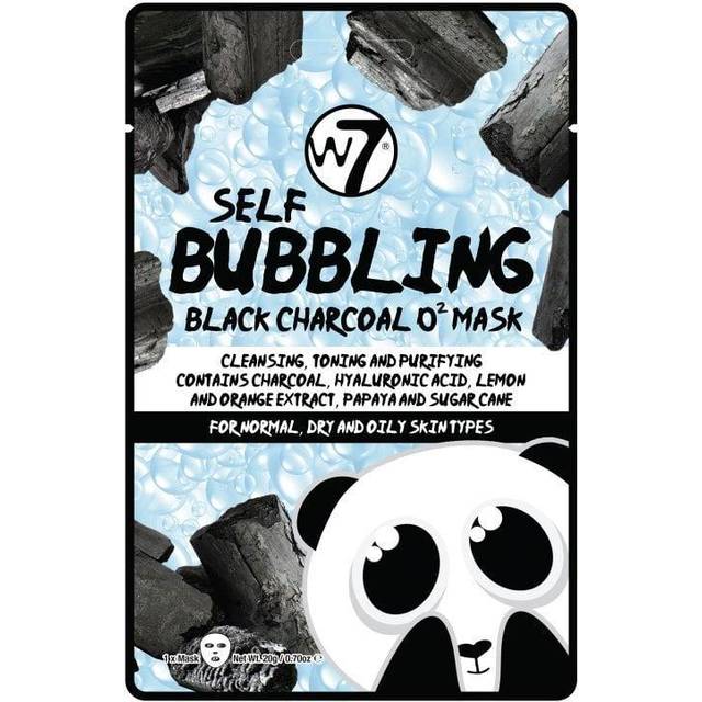 W7 Self-Bubbling Charcoal Sheet Maske