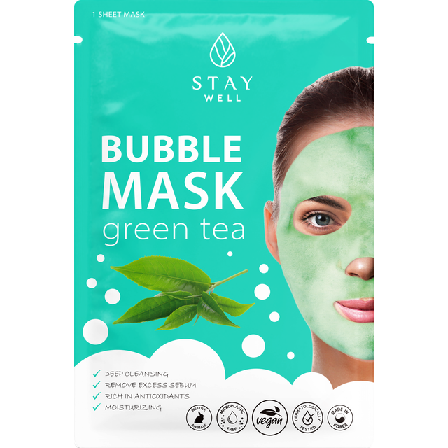 Stay Well Stay Well Deep Cleansing Bubble Mask Green Tea 1 pcs 20 g