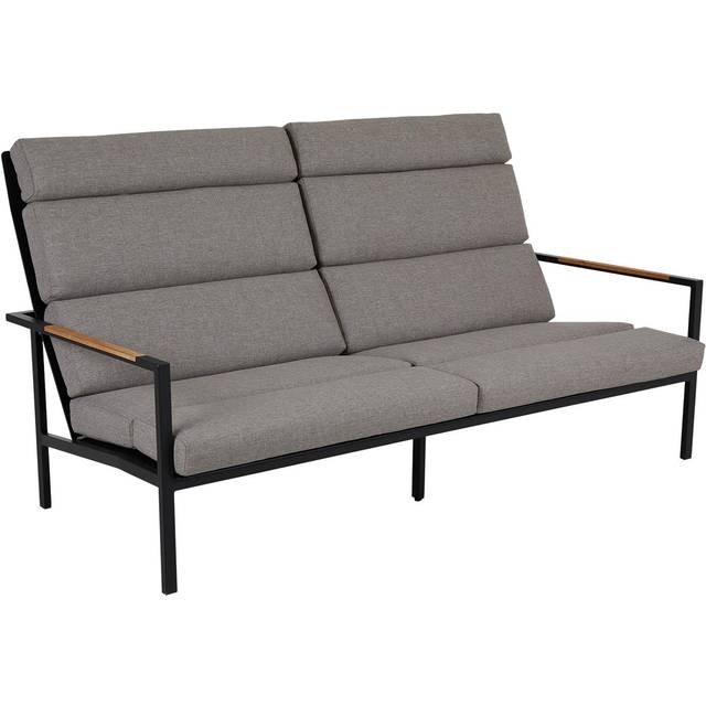 Indus 3-sitssoffa svart inkl. dyna - Svart/Beige