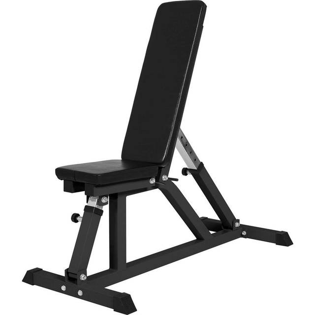 Gorilla Sports Träningsbänk POWER PRO - Justerbar Ställbar - Svart