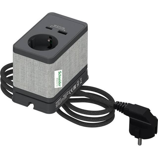 Bordsenhet Schneider Electric Unica System+ S Grå