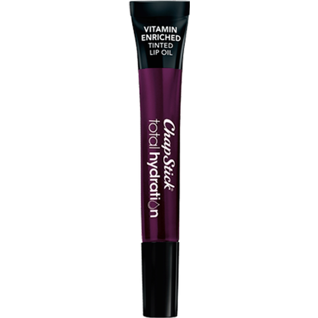 ChapStick Total Hydration Vitamin Enriched Sheer Plum Tinted Lip Oil Tube  Lip Care  024 Oz
