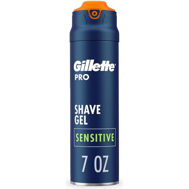 Gillette PRO Shaving Gel For Men Cools To Soothe Skin And Hydrates Facial Hair  7oz  ProGlide Sensitive 2 in 1 Shave Gel