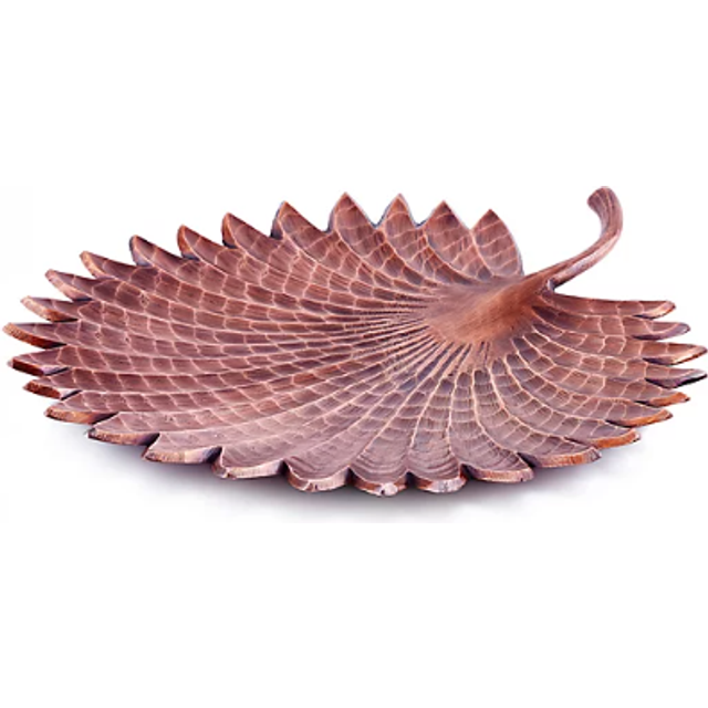 Old Dutch Tribal Leaf Dish