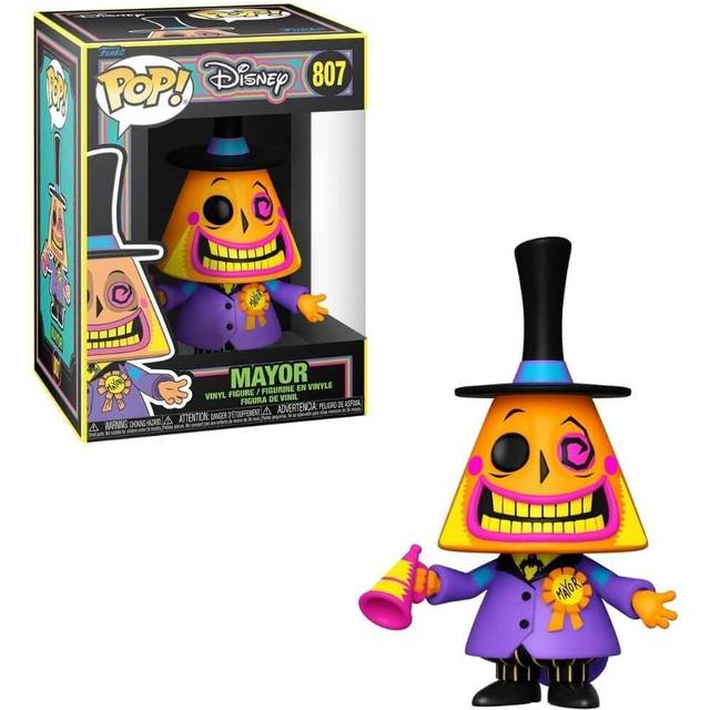 Nightmare Before Christmas Black Light Mayor POP! - Black&#47;Purple&#47;Orange (One-Size)