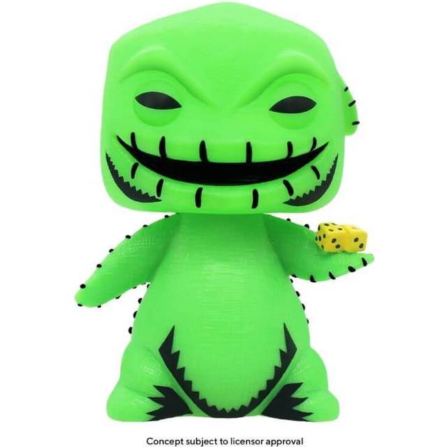 Nightmare Before Christmas Black Light Oogie POP! - As Shown (One-Size)
