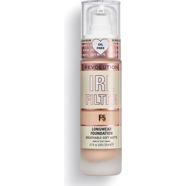 Makeup Revolution IRL Filter Longwear Foundation 23ml (Various Shades) - F5