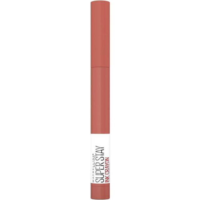 Maybelline New York, läppfärg, Penna med inbyggd vässare, Superstay Ink Crayon, nyans: 100 Reach High, 1,5 g