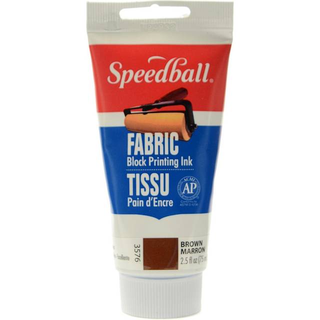 Fabric Block Printing Ink - Brown
