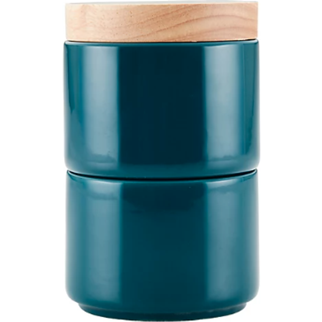 Ceramics Stacking Spice Box Set - Teal