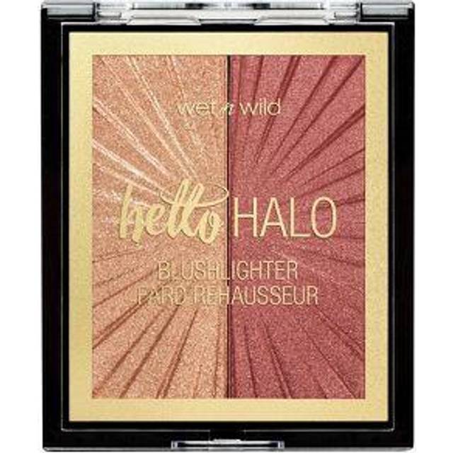 Wet n Wild MegaGlo Blushlighter, Blendable Blush & Highlighter Set, Shimmery Metallic Finish, Flash Me
