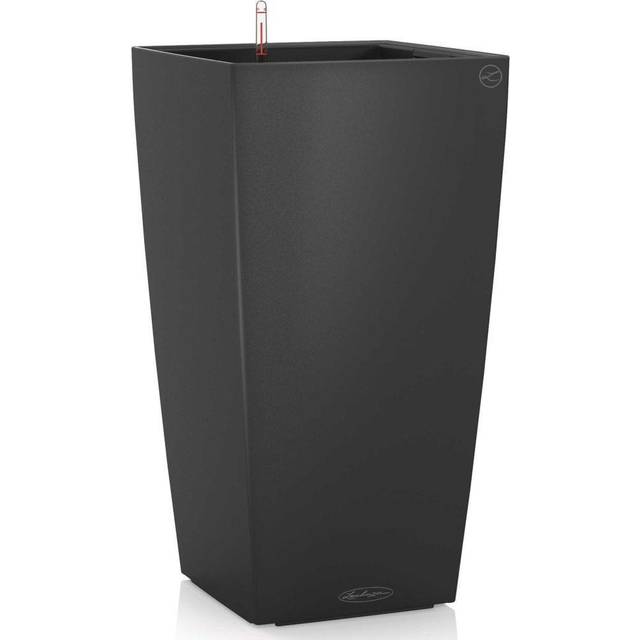 Cubico Plastic Self-Watering Plant Pot - Slate (56cm H x 30cm W x 30cm D)