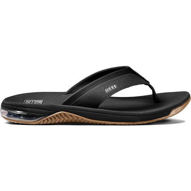 Reef mens Reef Anchor Flip Flop  Black/Silver  9 US