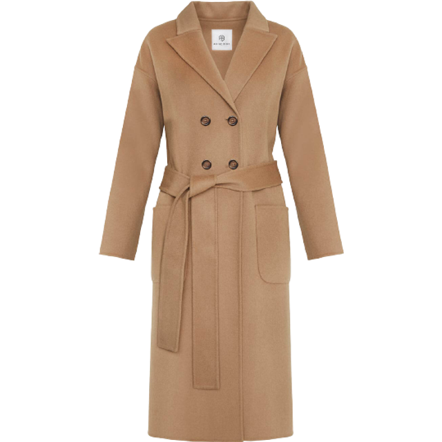 Dylan Coat - Camel Cashmere Blend S