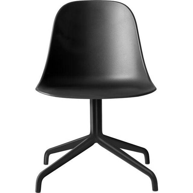Audo Copenhagen - Harbour Swivel Side Chair Black Aluminium Shell Khaki - Skrivbordsstolar - Norm Architects - Grön