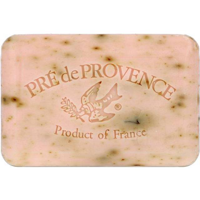 Pre de Provence Artisanal Soap Bar  Enriched with Organic Shea Butter  Natural French Skincare  Quad Milled for Rich Smooth Lather  Rose Petal  8.8 Ou