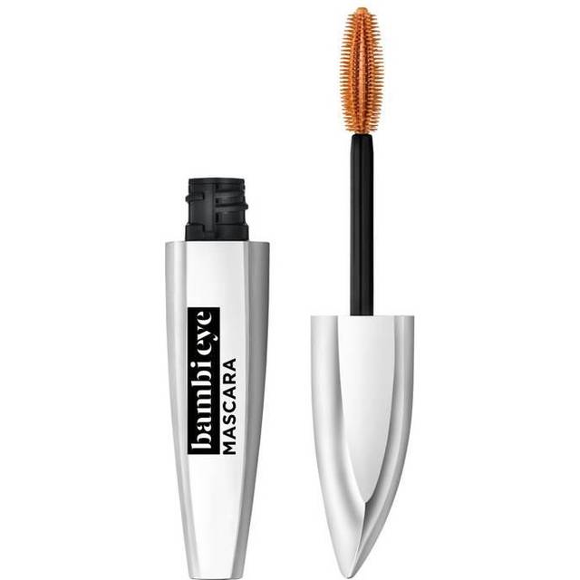 L'Oreal Paris Bambi Eye Washable Mascara, Doe Eyes, Lasting Volym, Length & Lift, Definition, No Clumping, No Smudging, Black Brown, 0,28 Fl. Oz, tvättbar svart brun
