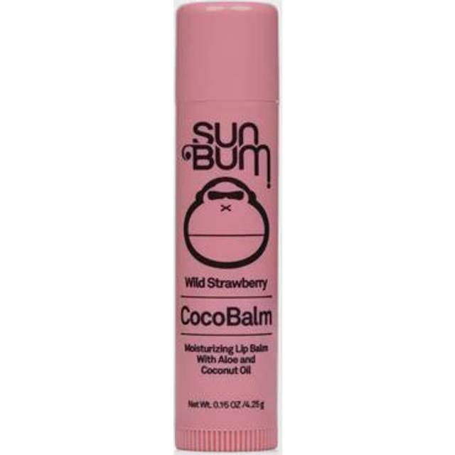 Sun Bum Wild Strawberry Cocobalm | Hydrating Lip Balm with Aloe | Paraben Free  Silicone Free | 0.15oz Stick