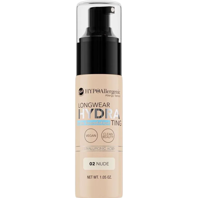 Bell HYPOAllergenic HYPOAllergenic Complexion make-up Foundation Longwear Hydrating Balm No. 02 Nude 30 g