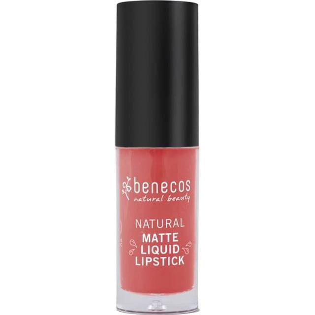 Benecos Liquid Lipsticks Coral Kiss 5 ml Flydende hos Magasin Coral Kiss