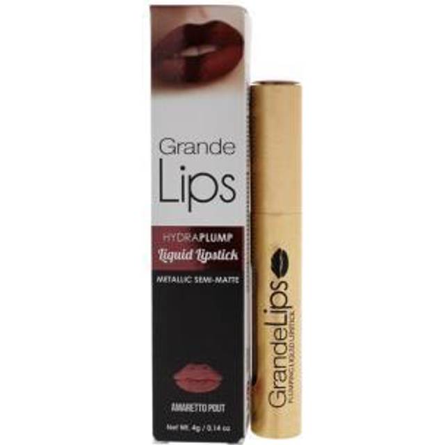 Grande Cosmetics GrandeLIPS Plumping Liquid Lipstick Metallic Semi Matte - Amaretto Pout - 0.14 oz Lipstick