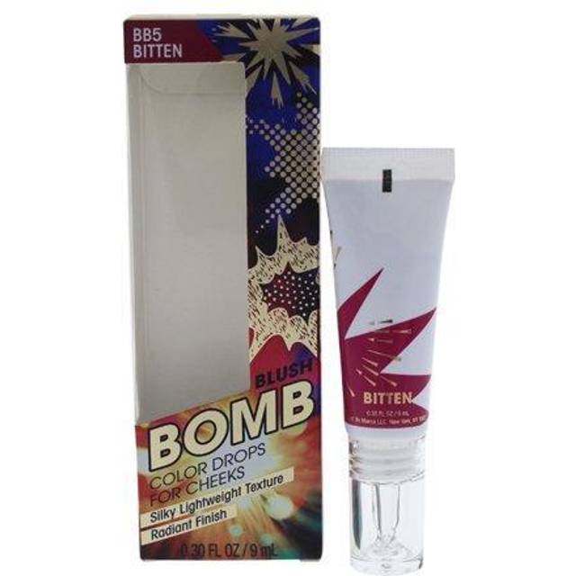 FLOWER Beauty By Drew Barrymore Liquid Blush Makeup Bomb Color Drops -Silky Lightweight Formula + Gel Cream Blush for Cheeks - Radiant + Glo