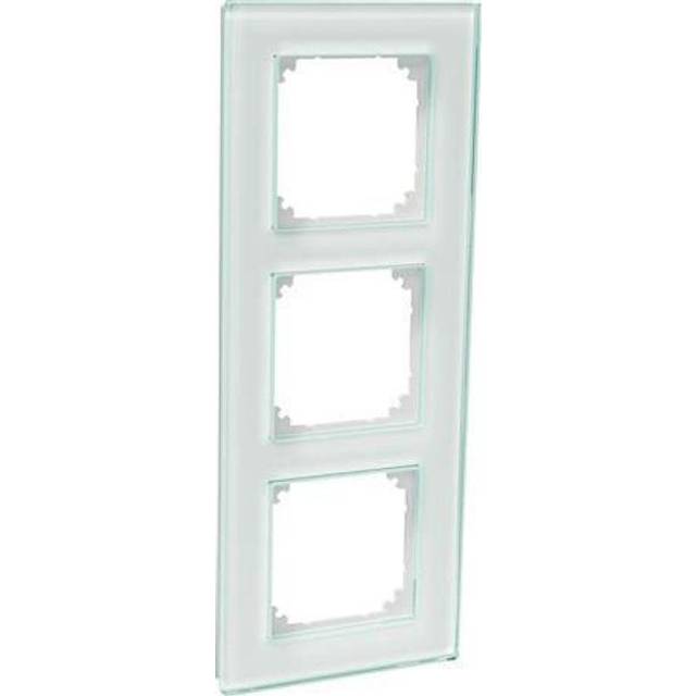 Schneider Electric Exxact Solid Ram glas, vit 3 fack