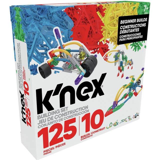 K'NEX Beginner Builds Building Set Build 10 3D Models 125 Pieces
