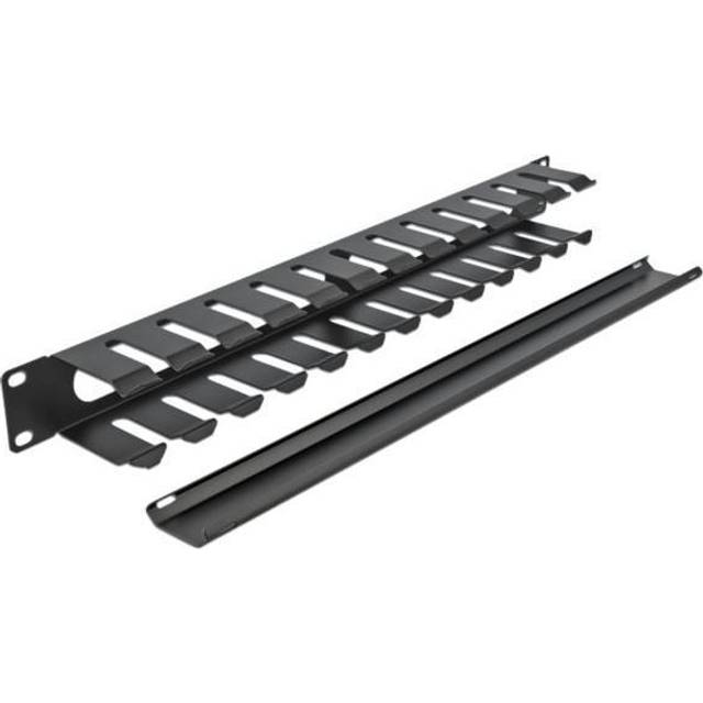 DeLock Rack-kabel styrepanel Sort