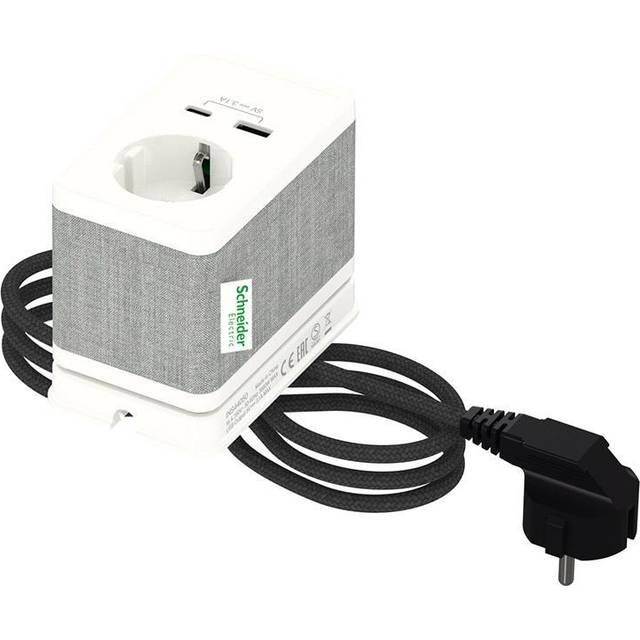 Schneider Electric INS44050 Bordsuttag Vit