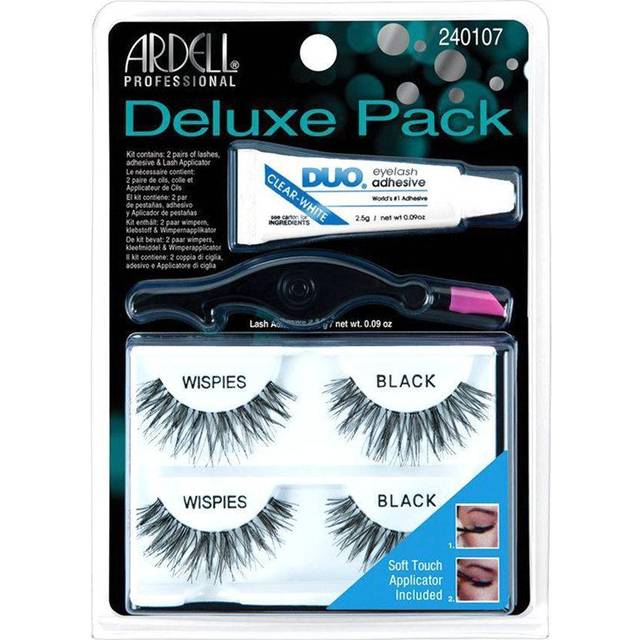 Deluxe Pack, Includes Wispy Lashes, Applicator and Eyelash Glue, 1 Set