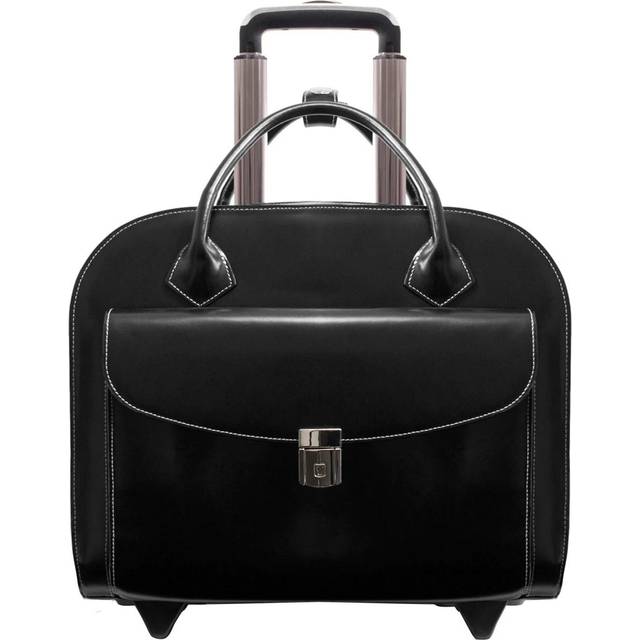 "L Series | GRANVILLE | 15"""" Leather  Wheeled Ladies' Laptop Briefcase"