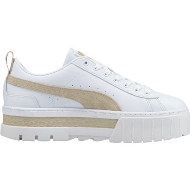 Women's Puma Mayze Sneakers, White, Size 40, Shoes
