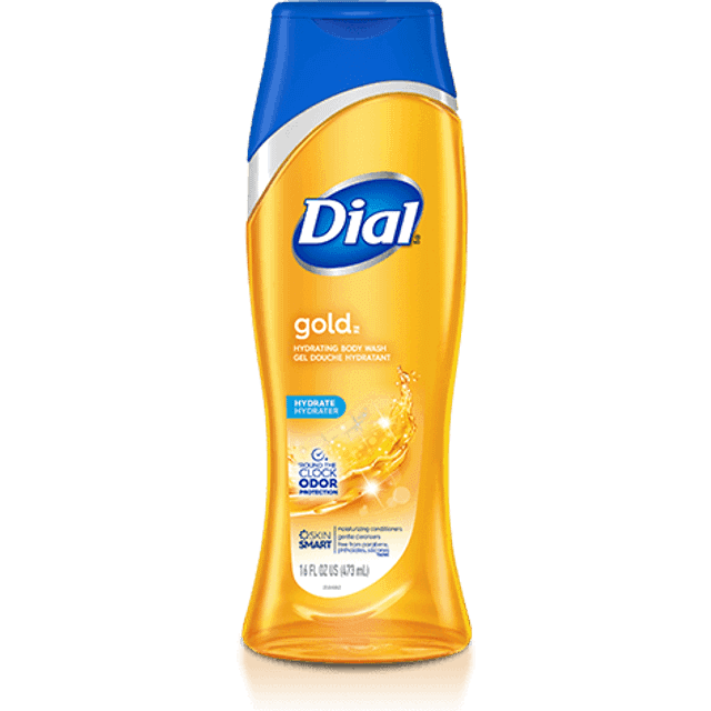 Dial Gold Hydrating Body Wash 16 oz Pack of 4
