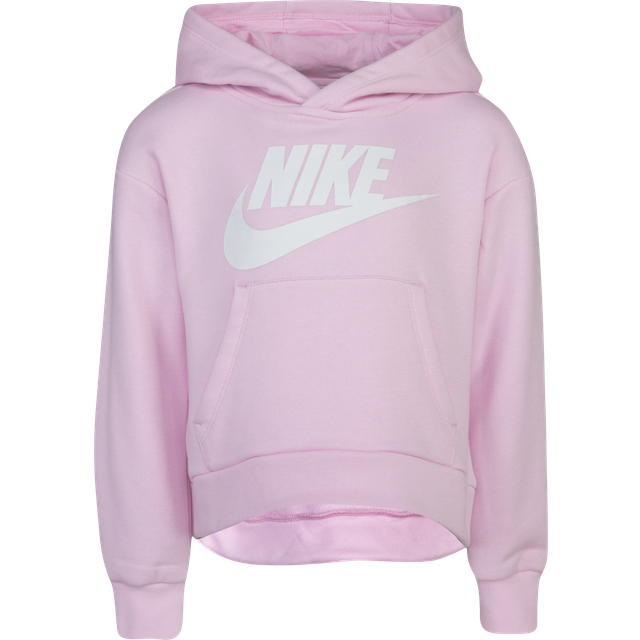 Pink Fleece Hoodie with Kangaroo Pocket