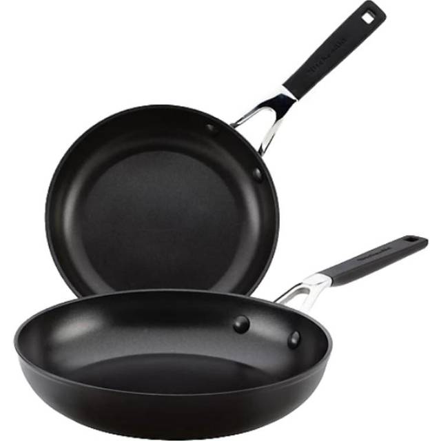 Hard-Anodized Nonstick 2-Piece Frying Pan Set