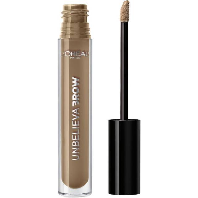 L'Oreal Paris Unbelieva-Brow Tinted Brow Makeup, Longwear, Vattentät Brow Gel, Sweat Resistant, Transfer Proof, Fills and Thickens Brows, Förbättrad till 48 timmar, Blond, 0,15 fl. Oz.